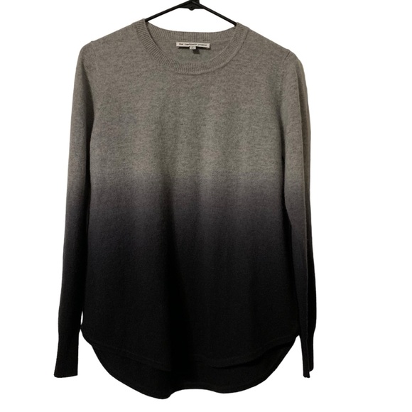 The Cashmere Project Sweaters - The 100% Cashmere Project Long Sleeve Black Gray Pullover Ladies Sweater Size M